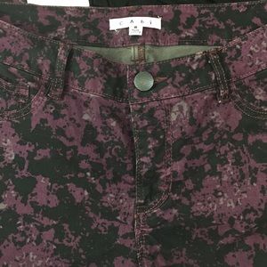CAbi Jeans - CAbi Jeans, Purple/Black/Grey, Slim leg, Size 8 CAbi Jeans - CAbi Jeans, Purple/Black/Grey, Slim leg, Size 8